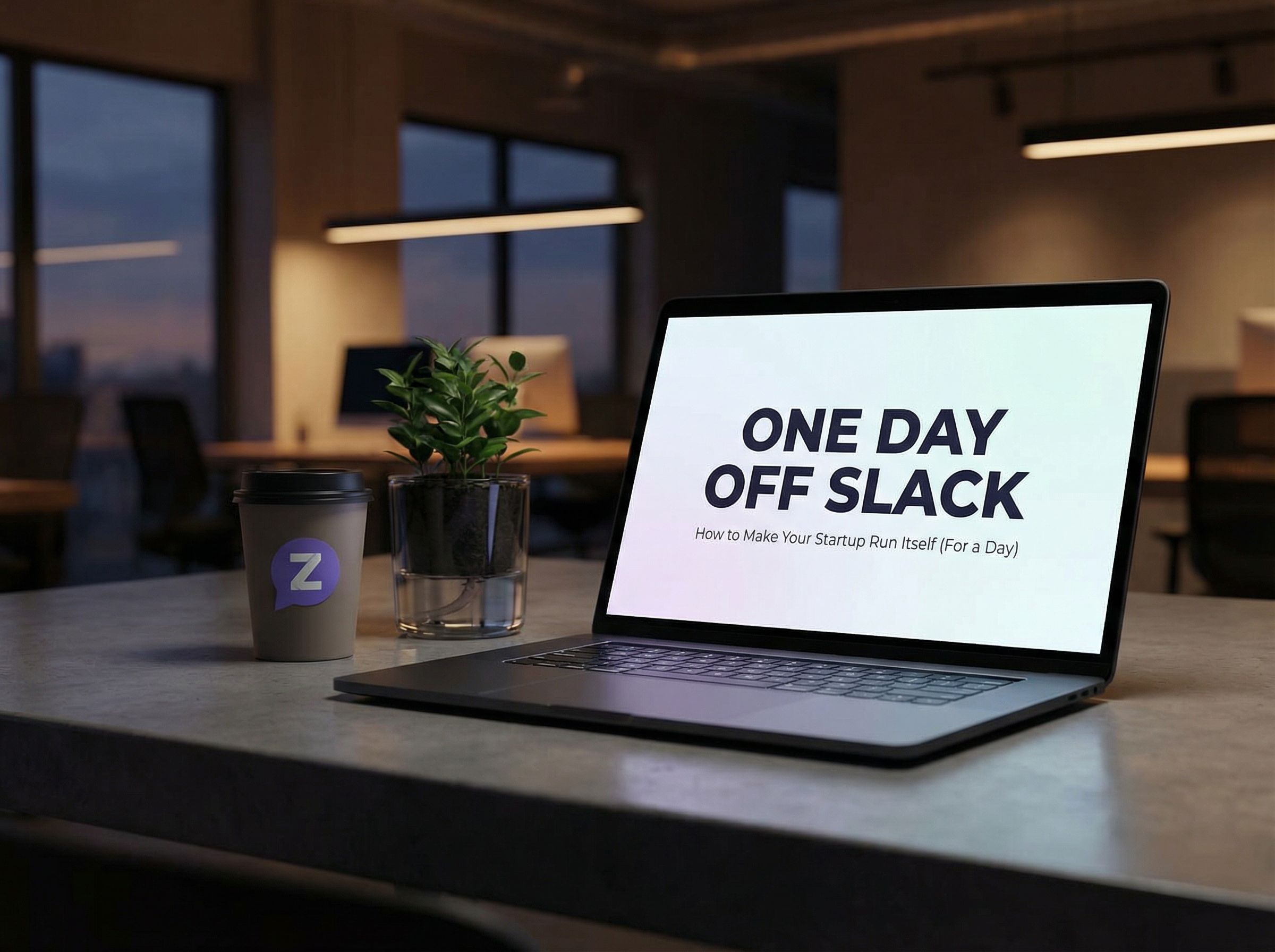 One Day Off Slack: How to Make Your Startup Run Itself (For a Day)