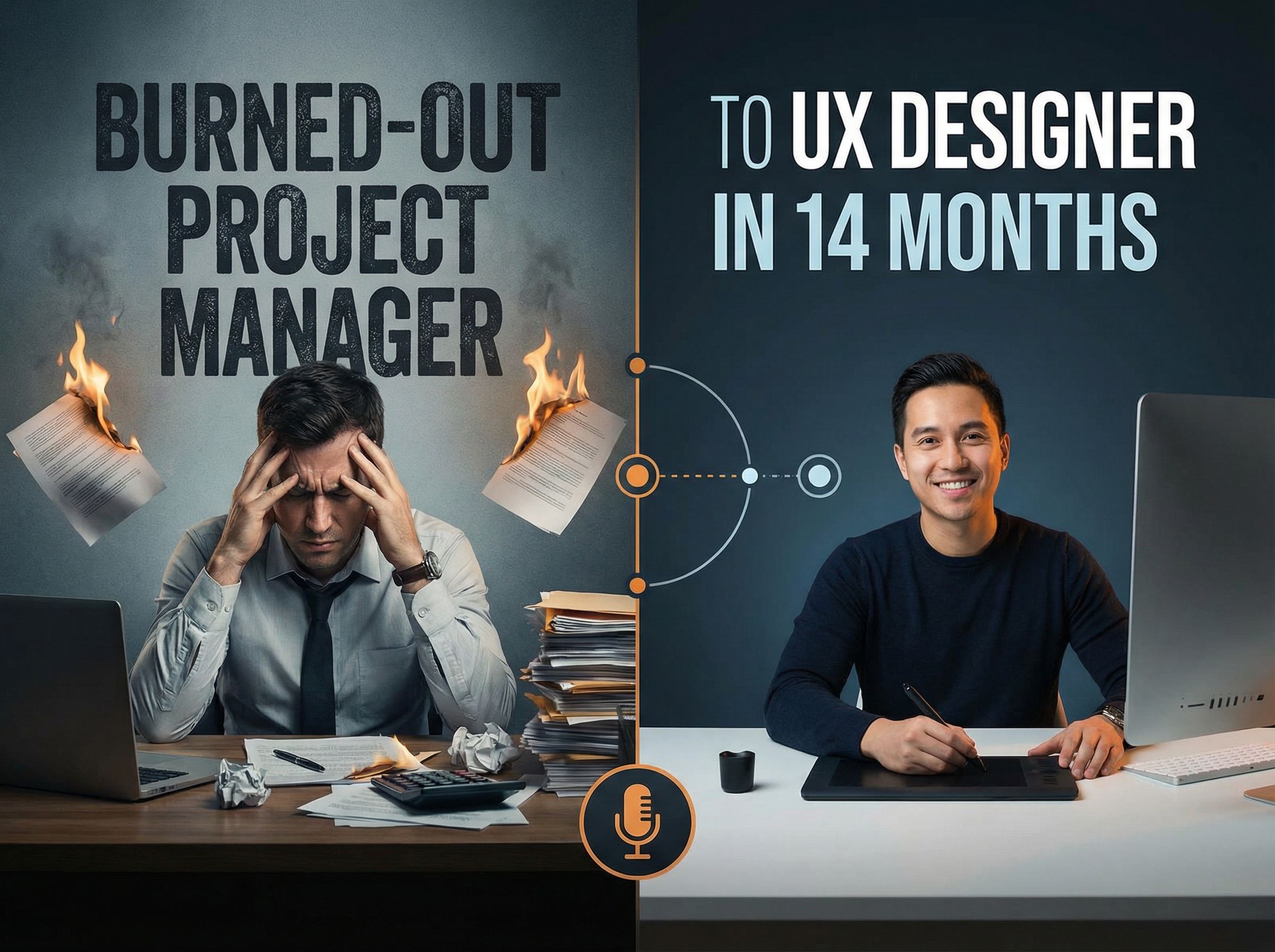 From Burned-Out Project Manager to UX Designer in 14 Months
